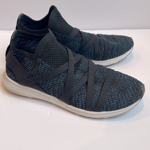 Eileen Fisher Xanady Blue Black Knit‎ Sneakers 6 - Picture 1 of 11